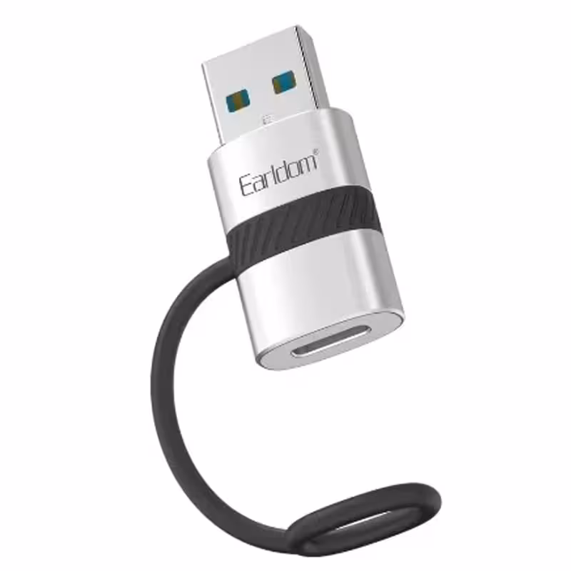 مبدل کانکتور مدل USB-C به USB 3.0 ایرلدوم Earldom OT91A (100% اورجینال)