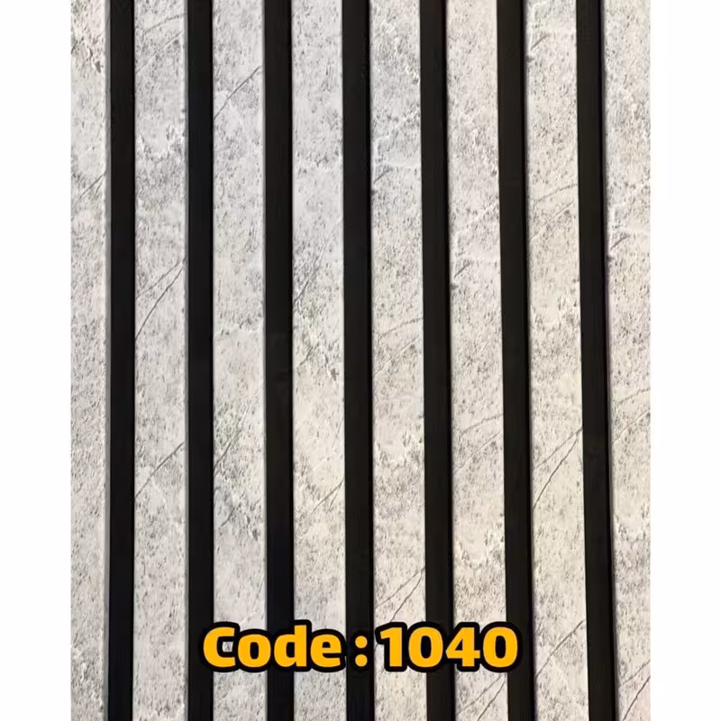 ترمووال فوم پنل کد 1040، مغزMDF روکش PVC سایز50 در 280 cm، عرض چوب 3cm (ارسال با باربری از تهران به کل کشور) (پس کرایه)