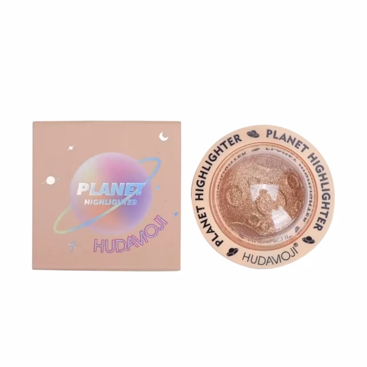 هایلایتر فضایی هدی موجی طلایی حجم 5 گرم