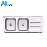 سینک کن کد 439 توکار دو لگنه