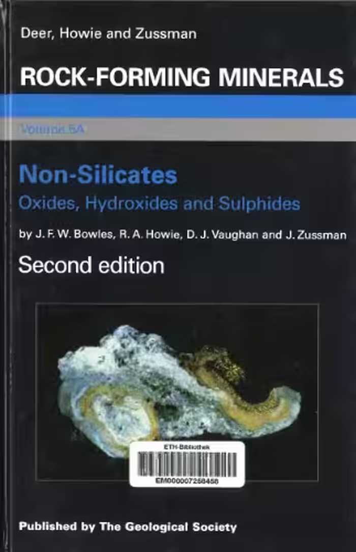 خرید و دانلود نسخه کامل کتاب Non-Silicates. Oxides, Hydroxides and Sulphides