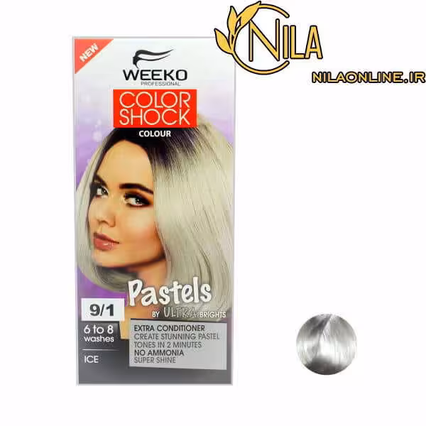 رنگ مو کالر شوک ویکو یخی 9.1 WEEKO COLOR SHOCK