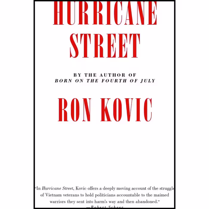 کتاب زبان اصلی Hurricane Street اثر Ron Kovic انتشارات Akashic Books
