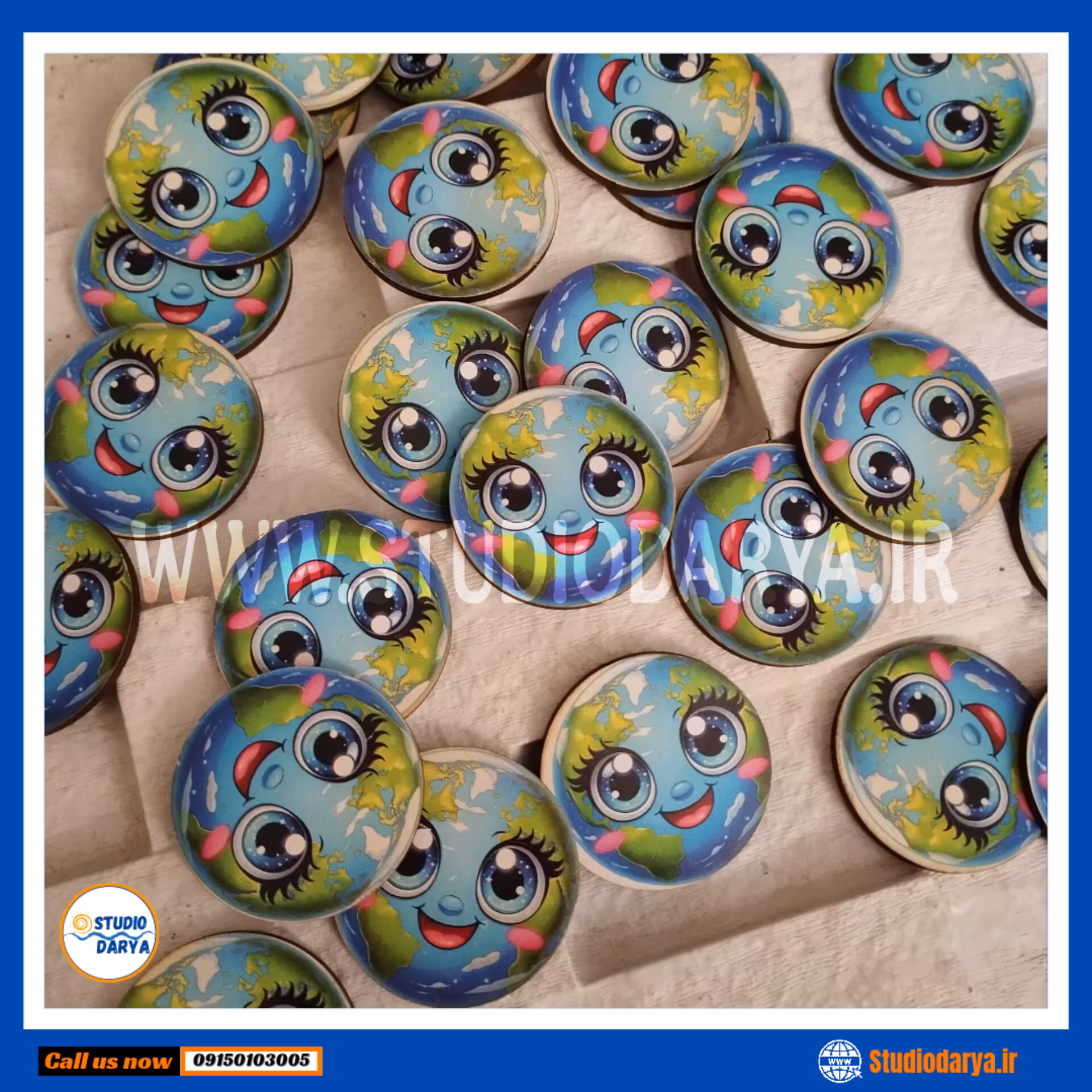 پک شمارش طرح کره زمین