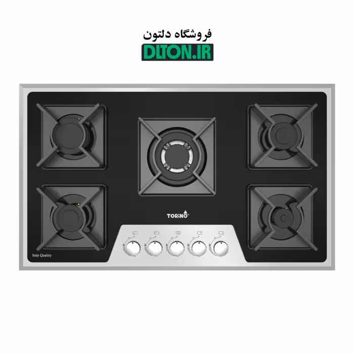 اجاق گاز شیشه‌ای تورینو پلاس  Torino مدل TG 503M آینه‌ای