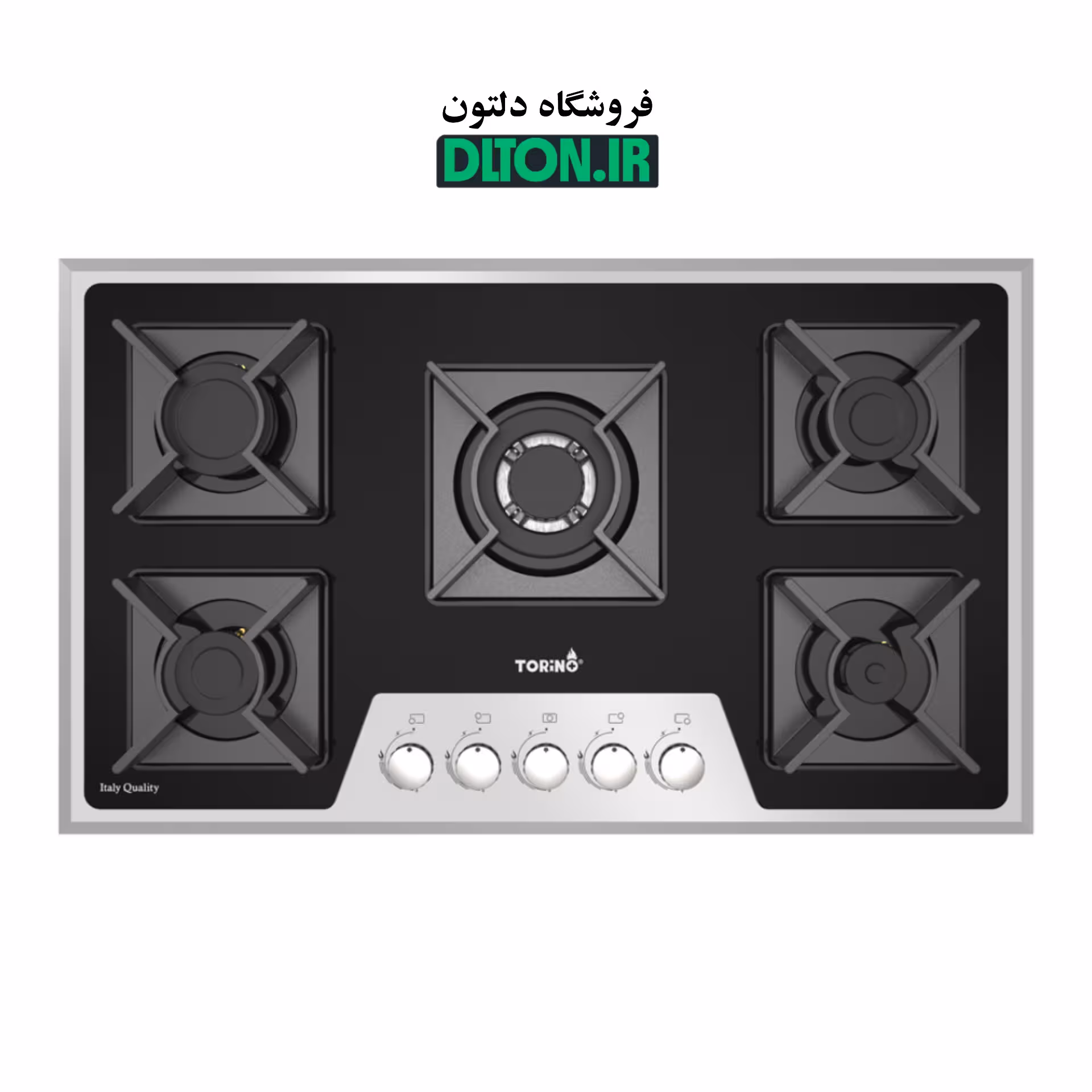 اجاق گاز شیشهای تورینو پلاس  Torino مدل TG 503M آینهای