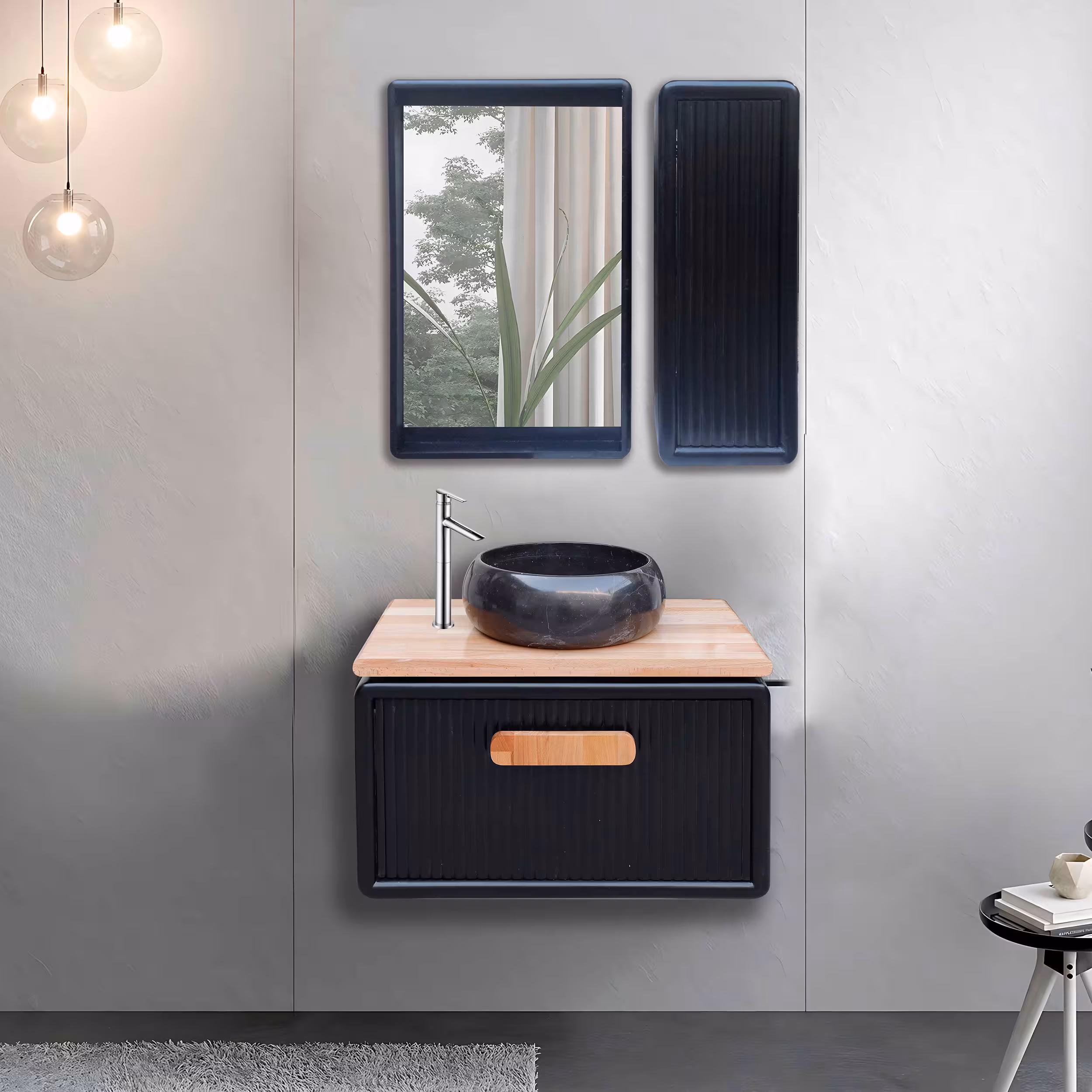 روشویی کابینتی تولیدی حبیبی سایز 40*70 کد RO-0040