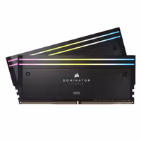 رم کامپیوتر DDR5 دو کاناله 7200 مگاهرتز CL34 کورسیر مدل Dominator Titanium RGB با ظرفیت 32 گیگابایت