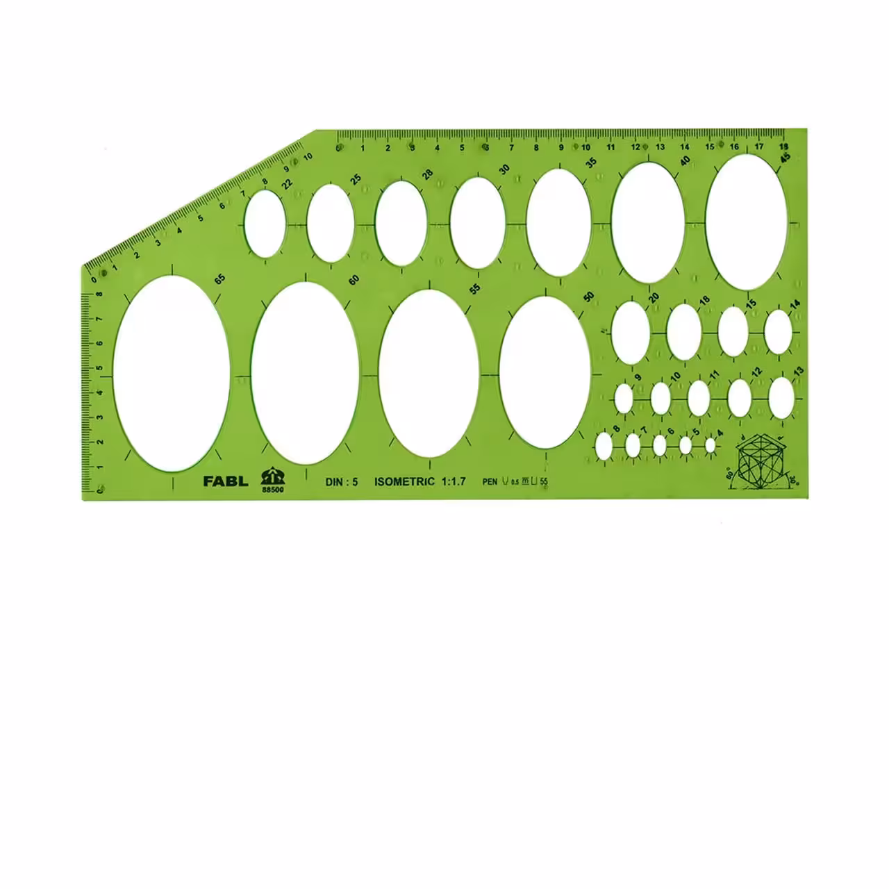 شابلون مهندسی فابل طرح بیضی کد 83787