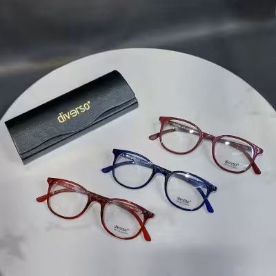 عینک فریم طبی دیورسو اورجینال ترکیه نشکن بسیار سبک کد DV1009 سایز کوچک