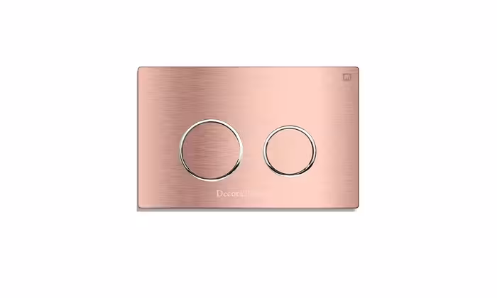 کلید فلاش تانک ایران طرح استیل رز گلد خش دار