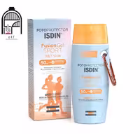 کرم ضد آفتاب بی رنگ ایزدین مدل Fusion Gel با SPF50 مناسب انواع پوست Isdin Fotoprotector Fusion Gel Sport SPF50