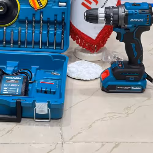 دریل  شارژی براشلس ماکیتا  مدل نیم پک 36 ولت