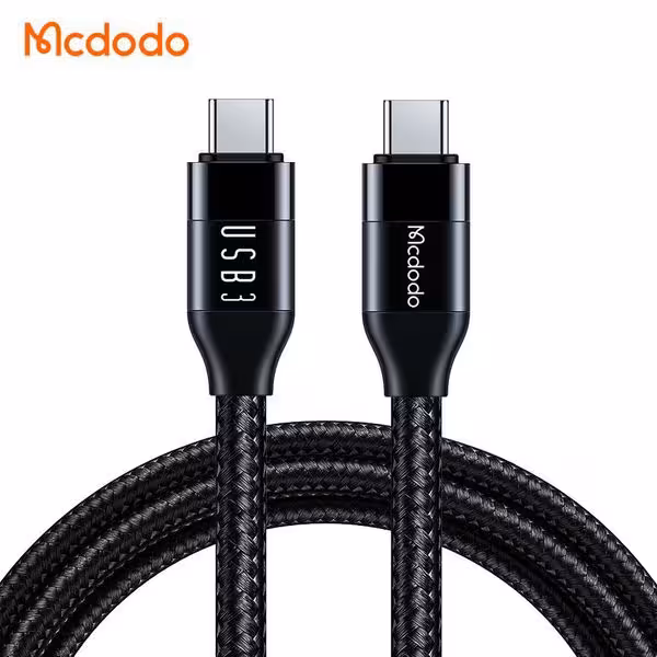 کابل شارژ و انتقال تصویر 100w دو سر type-C مدل MCDODO CA-7132 طول 1.2 متر