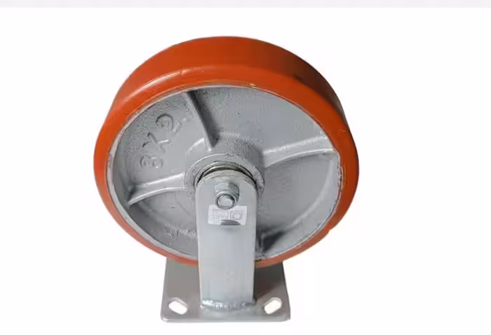 چرخ ثابت قرمز چدنی پلی یورتان پارس PARS 12/5