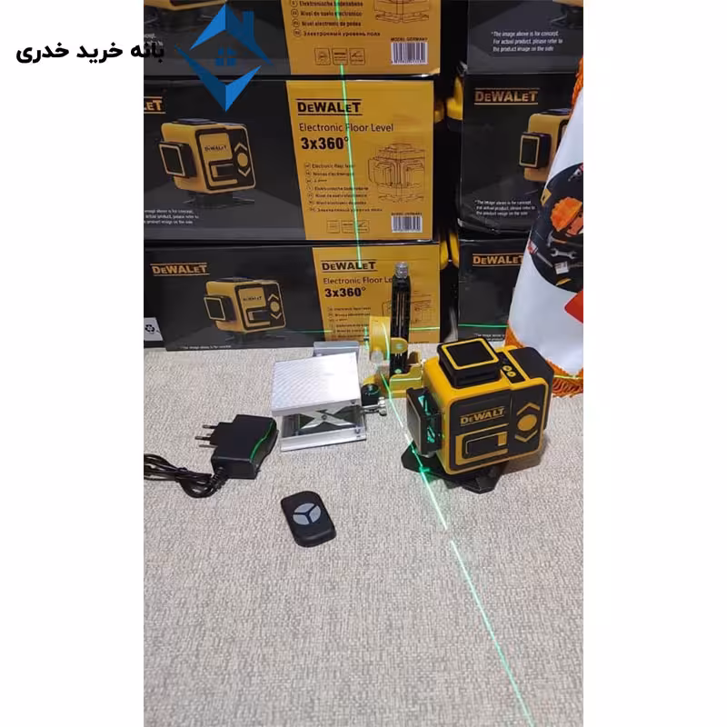 تراز لیزری دیوالت سنسوردار 4 بعدی