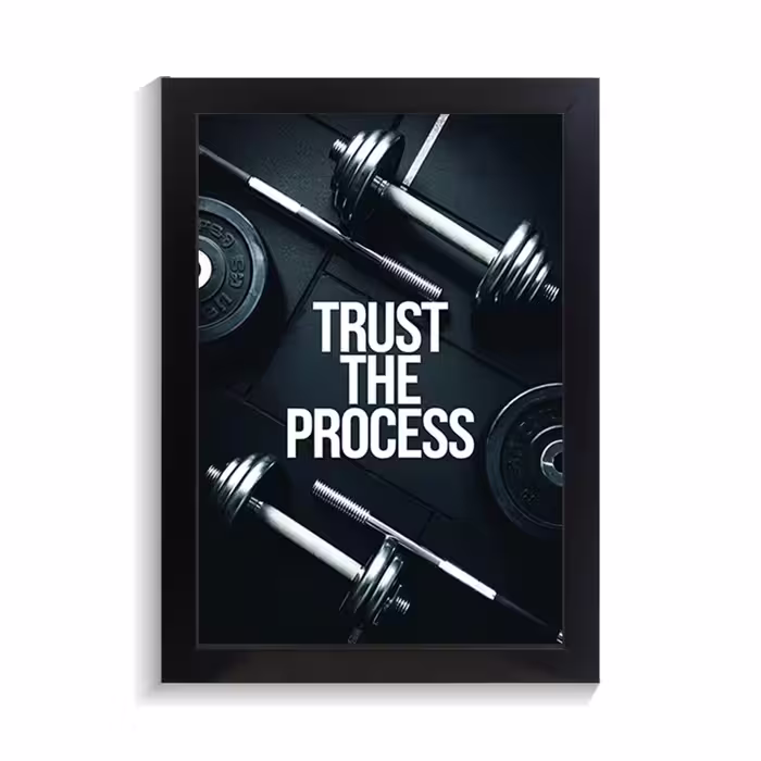 تابلو انگیزشی طرح TRUST THE PROCESS PF-13024