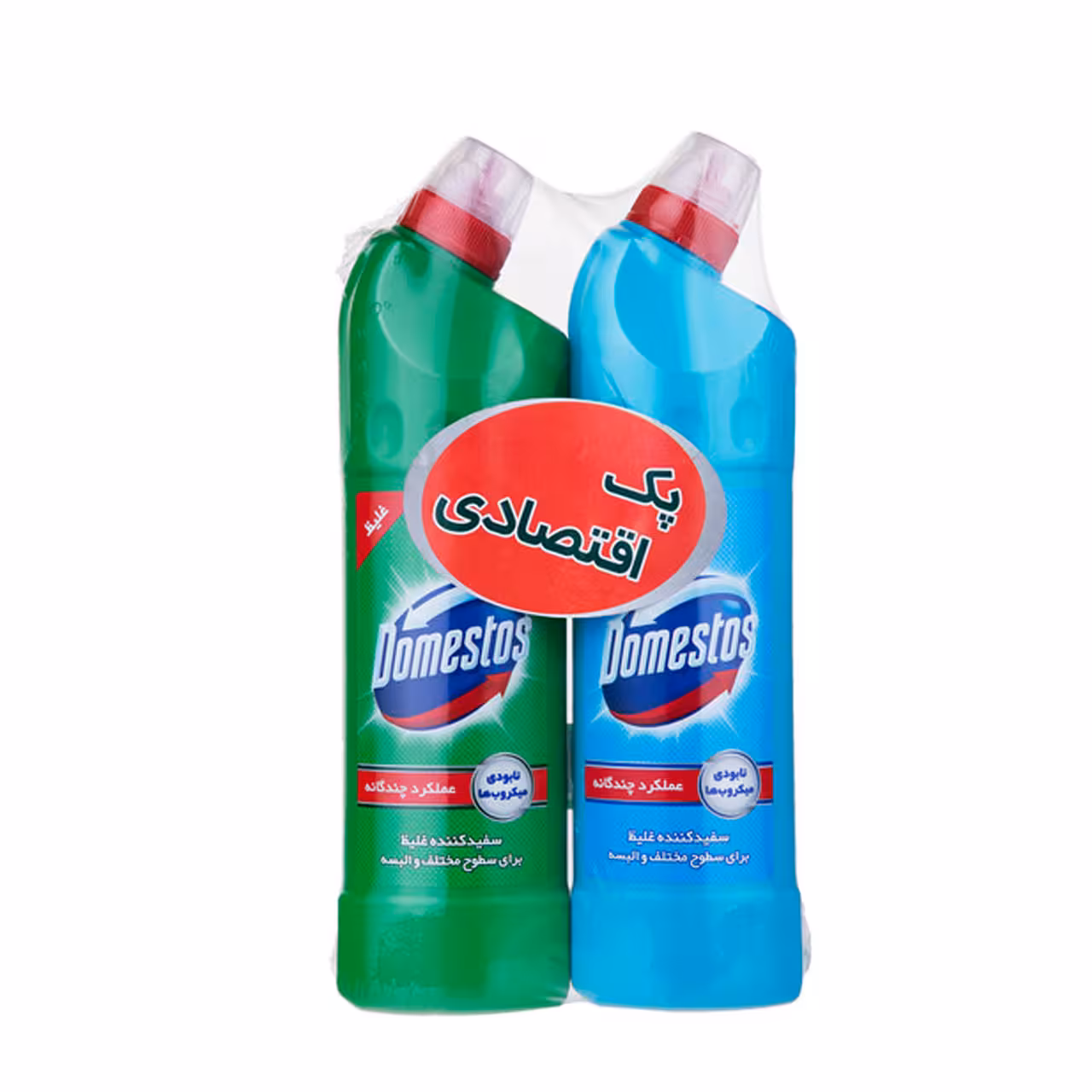 مجموعه سفید کننده سطوح سبز و آبی دامستوس 750 میلی لیتری