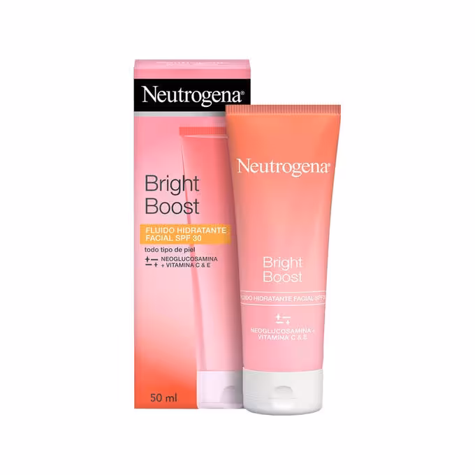 کرم ضد آفتاب نوتروژینا مدل Bright boost SPF30 مناسب انواع پوست 50 میل