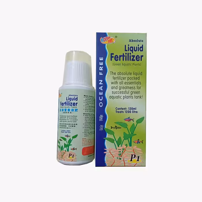 محلول کود گیاهان سبز آبزی اوشن فری (Ocean Free) P1 حجم 120 میل