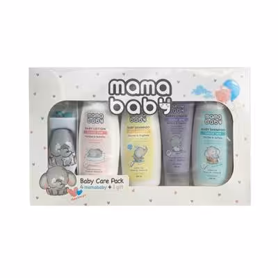پک سیسمونی نوزاد مامابیبی به همراه پیشبند|Mamababy Baby Layette Pack With Bib