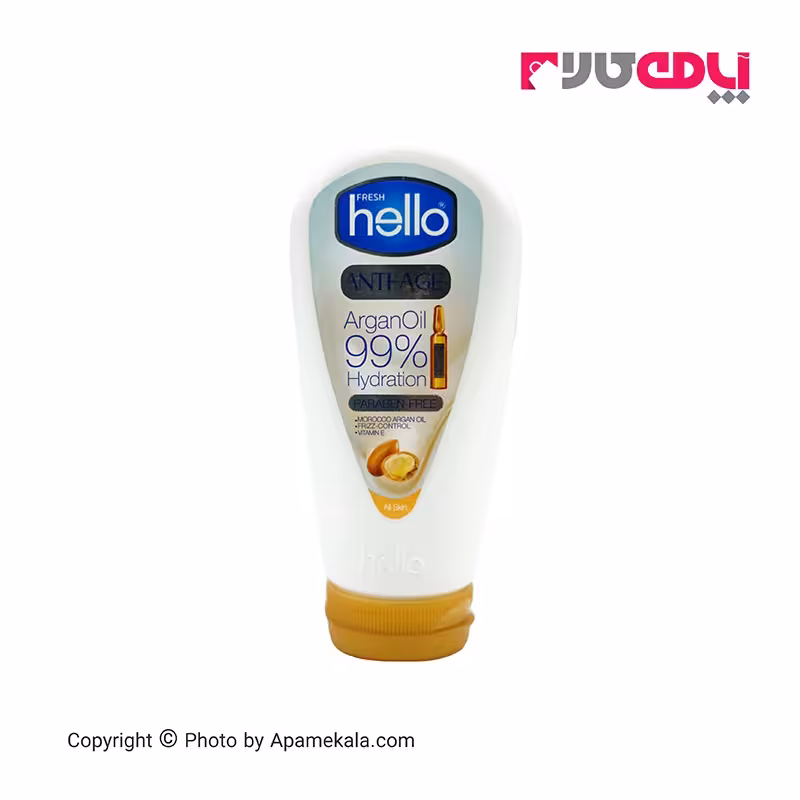 کرم تیوپی مرطوب کننده آرگان هلو فرش