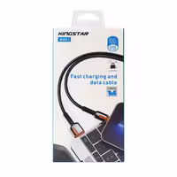 کابل شارژر آیفون KINGSTAR K42