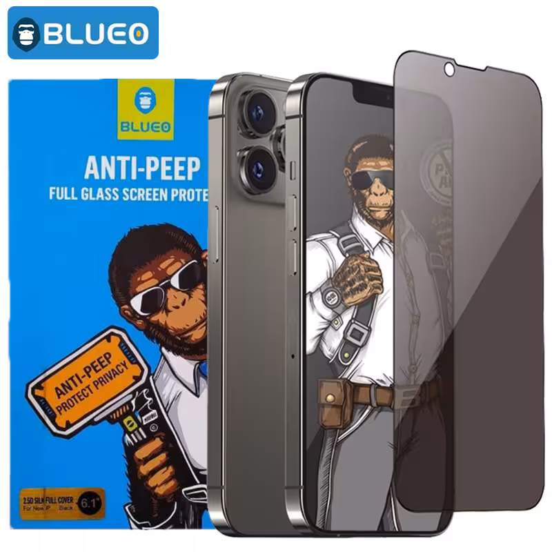 گلس حریم شخصی آیفون 13 پرو مکس Glass Full Blueo Privacy Anti-PEEP Apple iPhone 13 Pro Max