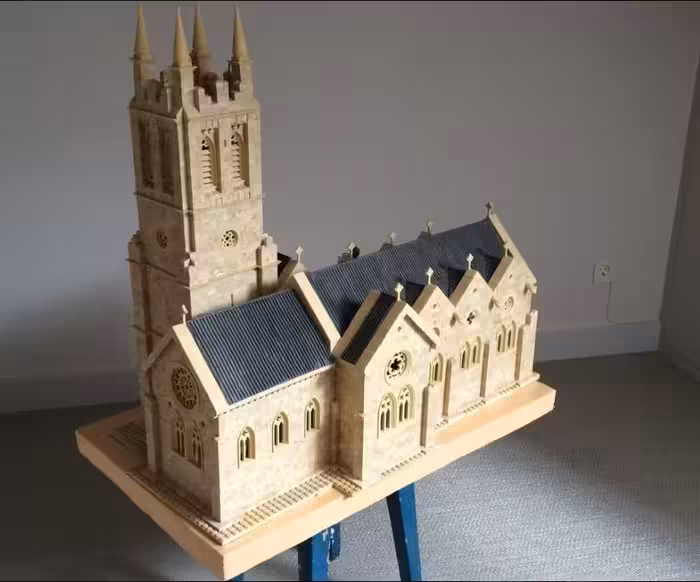 مدل سه بعدی ماکت قلعه (STL)