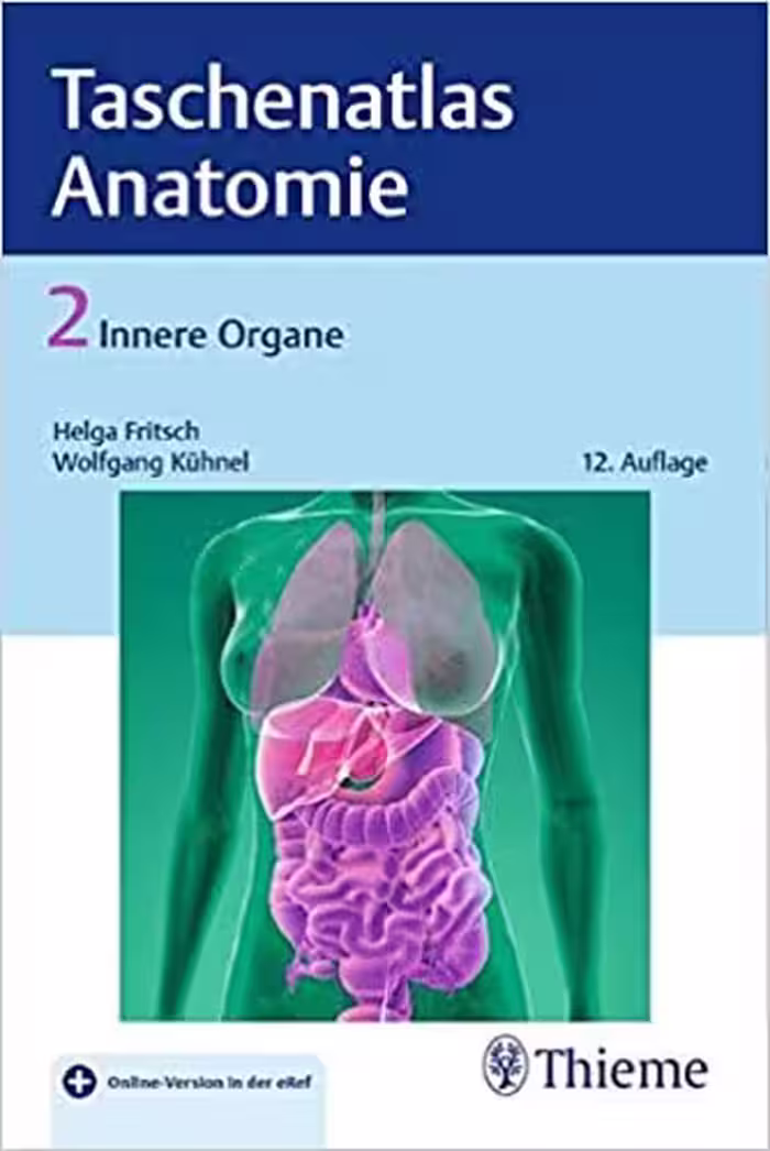 خرید و دانلود نسخه کامل کتاب Taschenatlas der Anatomie 02. Innere Organe - Original PDF