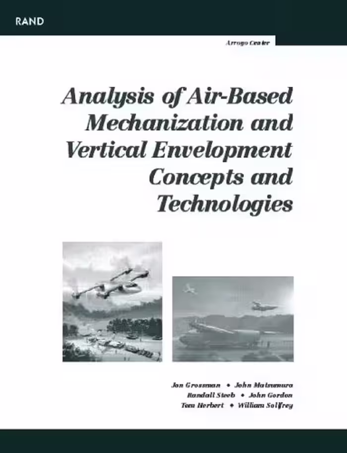 خرید و دانلود نسخه کامل کتاب Analysis of Air-Based Mechanization and Vertical Envelopment Concepts and Technologies