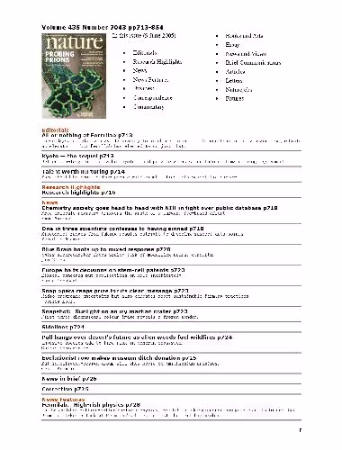 خرید و دانلود نسخه کامل کتاب Nature (Vol. 435, No. 7043, 9 June 2005)