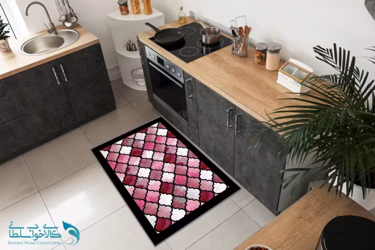 فرشینه آشپزخانه طرح مشبک کد FR1534