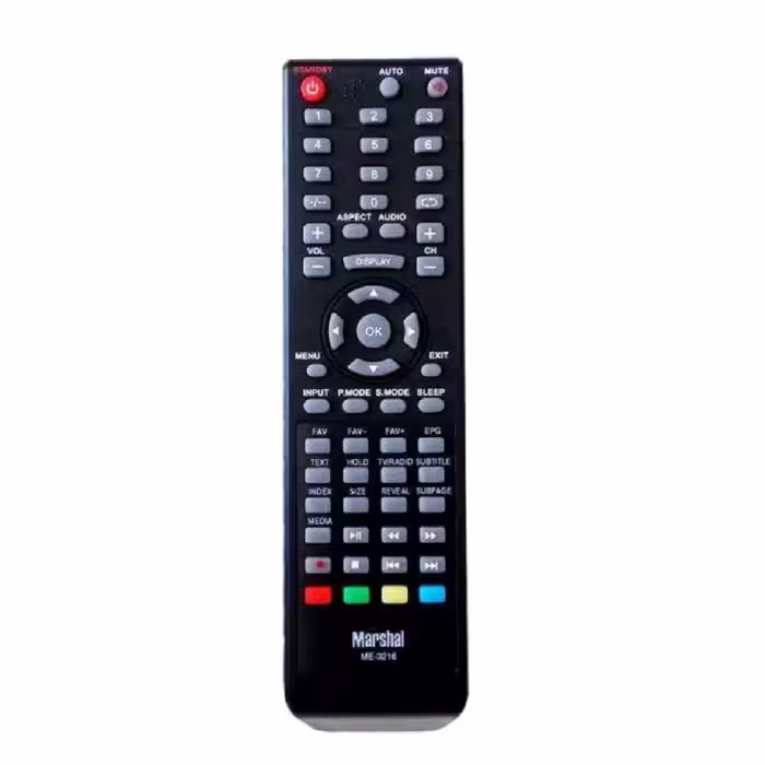 ریموت کنترل تلویزیون مارشال مدل 3216