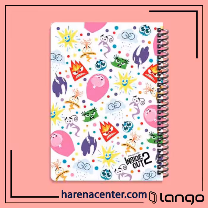 دفتر مدرسه طرح INSIDE OUT 2 برند لانگو