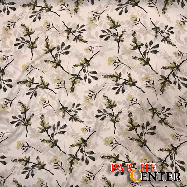 پارچه کرپ طرح دار کد 46