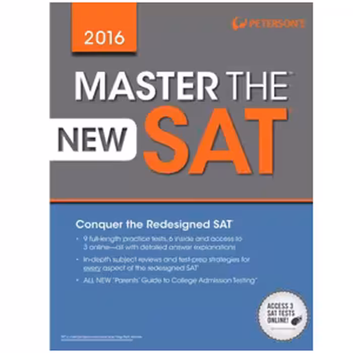 کتاب Master the New SAT   5 Practice Tests (2016)