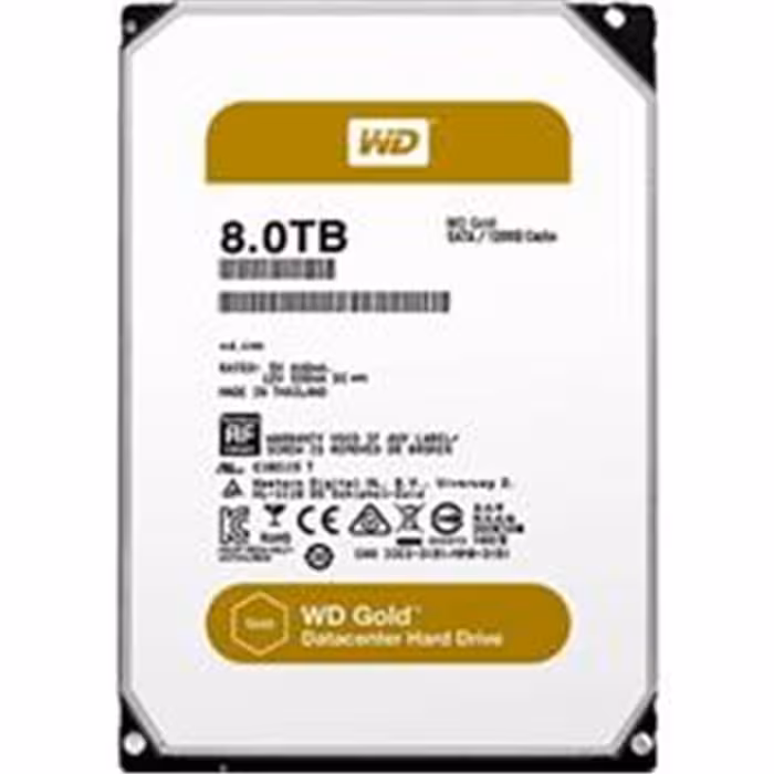 هارددیسک اینترنال وسترن دیجیتال مدل Gold WD8004FRYZ ظرفیت 8 ترابایت