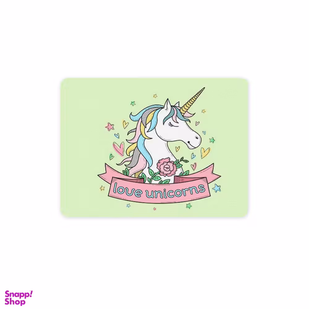 ماوس پد ترمه طراحان ایده مدل تک‌شاخ دوست داشتنی کد CFP1441