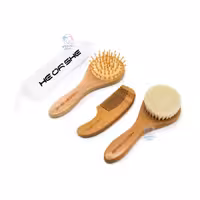 شانه و برس چوبی الیاف طبیعی هی اور شی He Or She