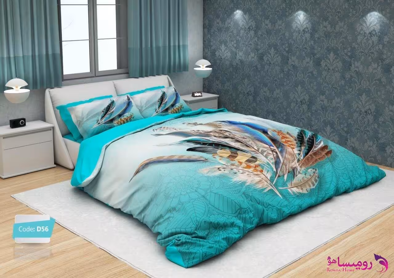 قیمت و خرید سرویس روتختی طرح پر دو نفره برند ترکسان کد d56