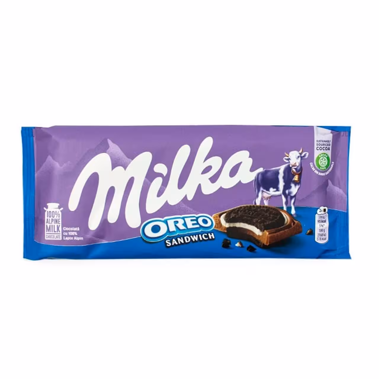 شکلات ساندویچ اورئو Milka میلکا – 92 گرم