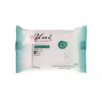 دستمال مرطوب پاک کننده آرایش یونی لد (پوست های خشک و حساس) 20 عددی