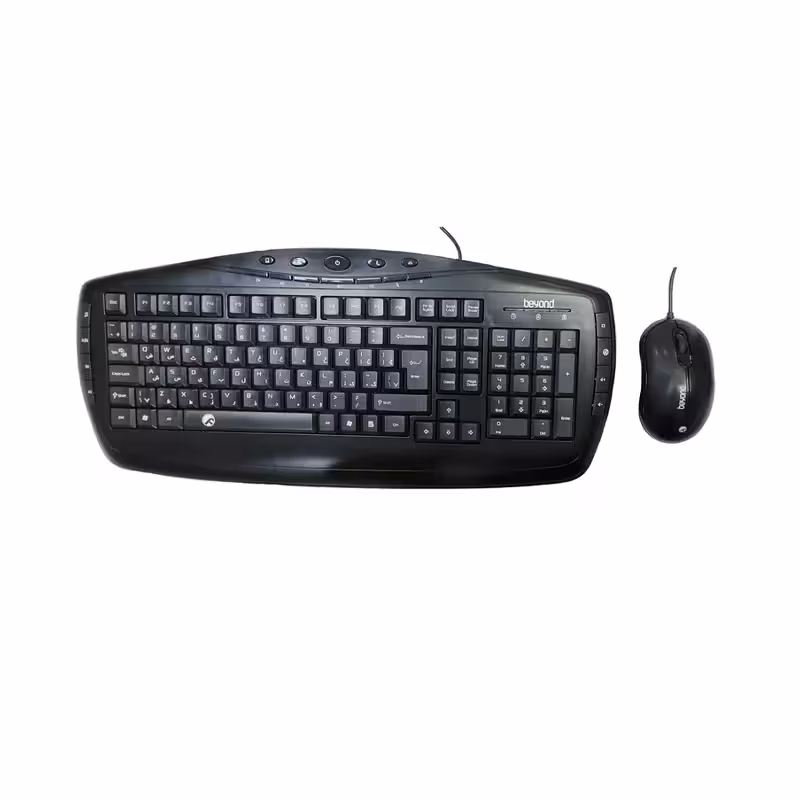 کیبورد و ماوس باسیم بیاند BMK-6161 با حروف فارسی