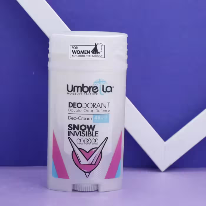 عمده فروشی استیک ضد تعریق زنانه آمبرلا مدل SNOW INVISIBLE حجم 90 میل 92217