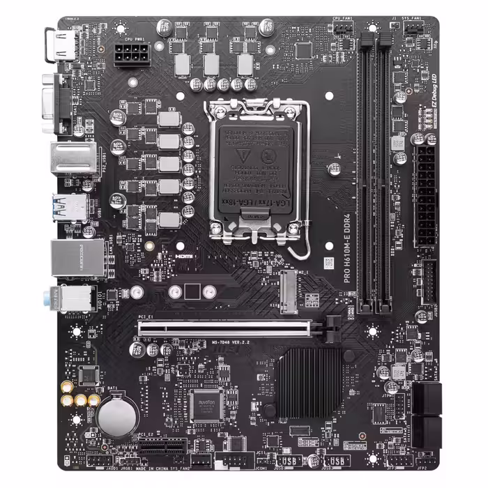 مادربرد MSI PRO H610M-E DDR4