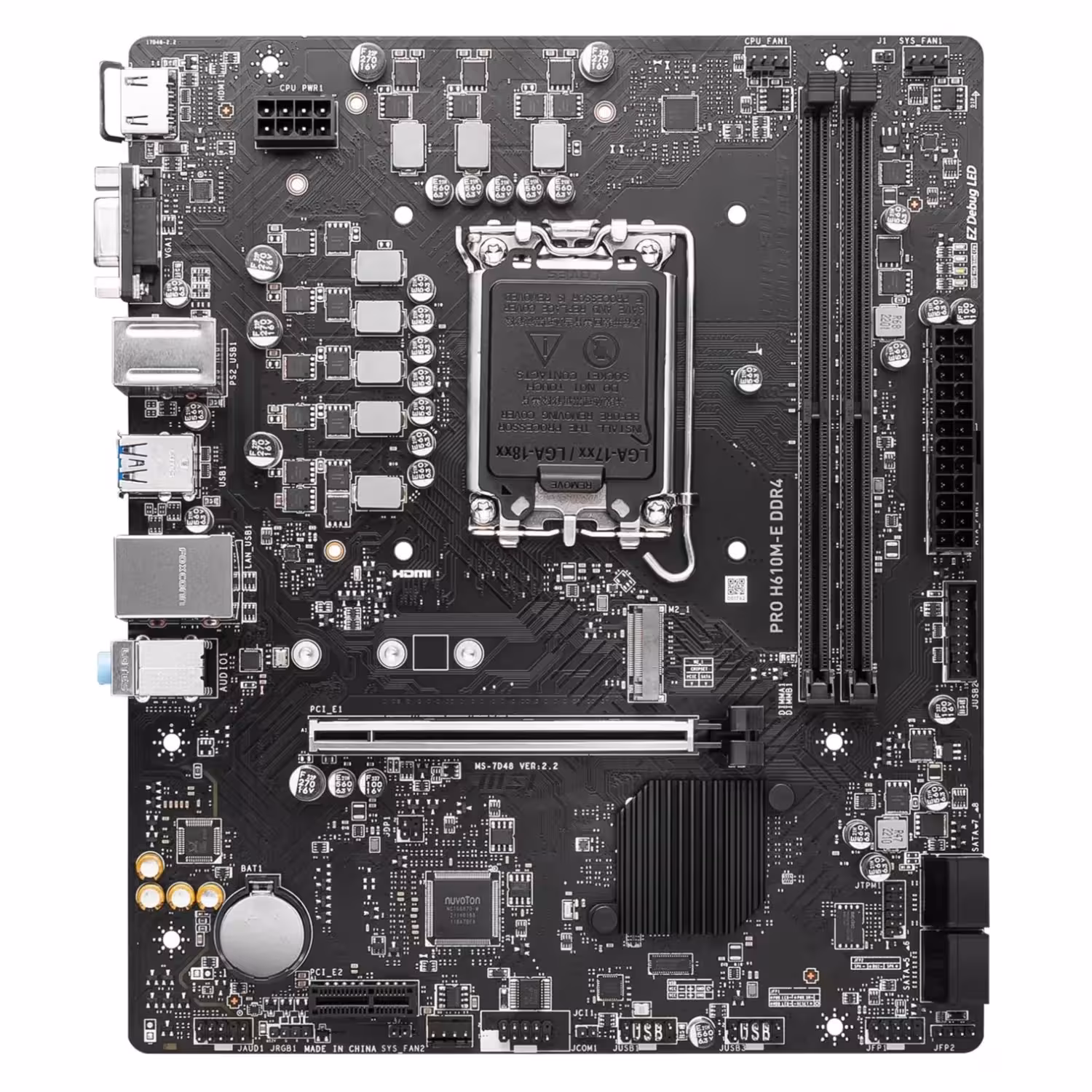 مادربرد MSI PRO H610M-E DDR4