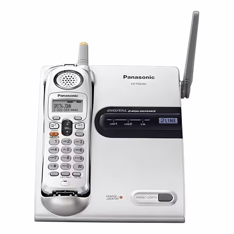 تلفن بی‌سیم پاناسونیک مدل KX-TG2480 دو لاین