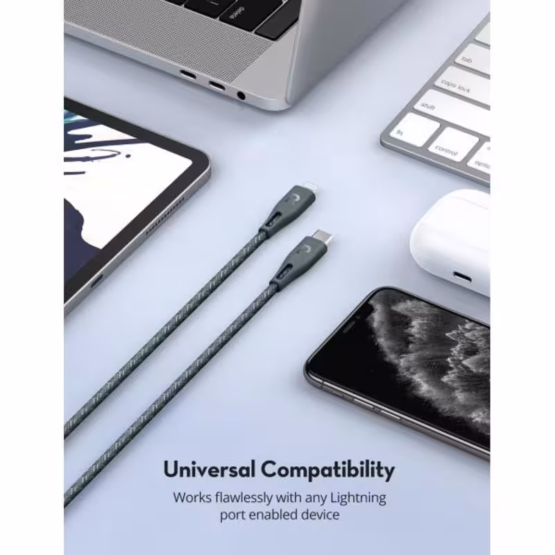 کابل تبدیل USB-C به لایتنینگ راوپاور مدل RP-CB1018