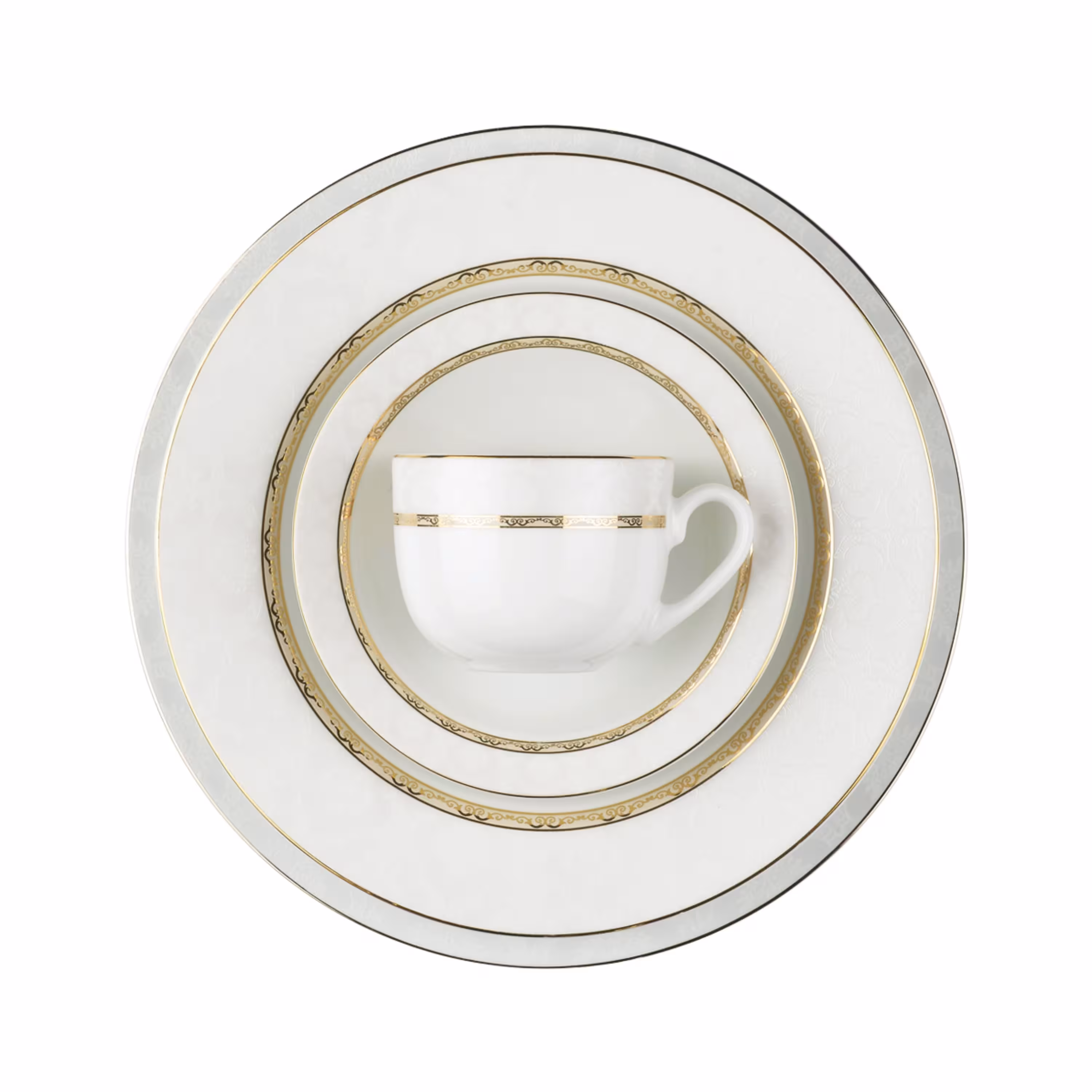 سرویس چینی زرین 12 نفره 102 پارچه هدیه طلایی درجه عالی